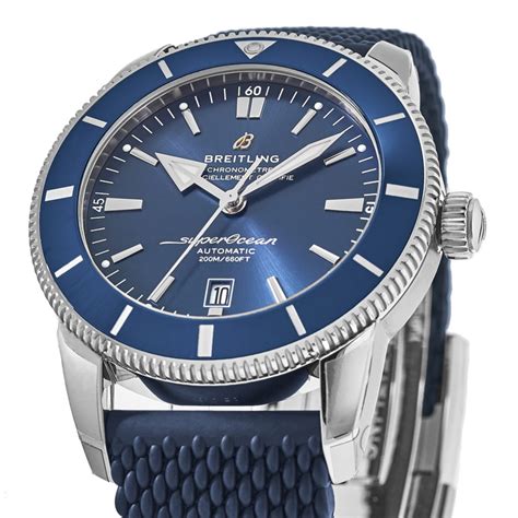 breitling superocean blue dial men's watch|breitling superocean chronometer price.